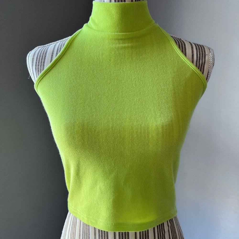 Lime green halter top - Size 8 - Brand new with tag